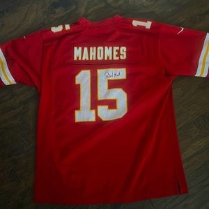Patrick Mahomes stitch autograph jersey